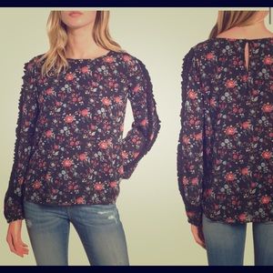 Floral long sleeve shirt